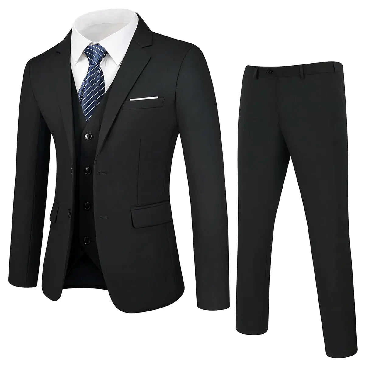Elegant Men's 3-Piece Tuxedo Suit