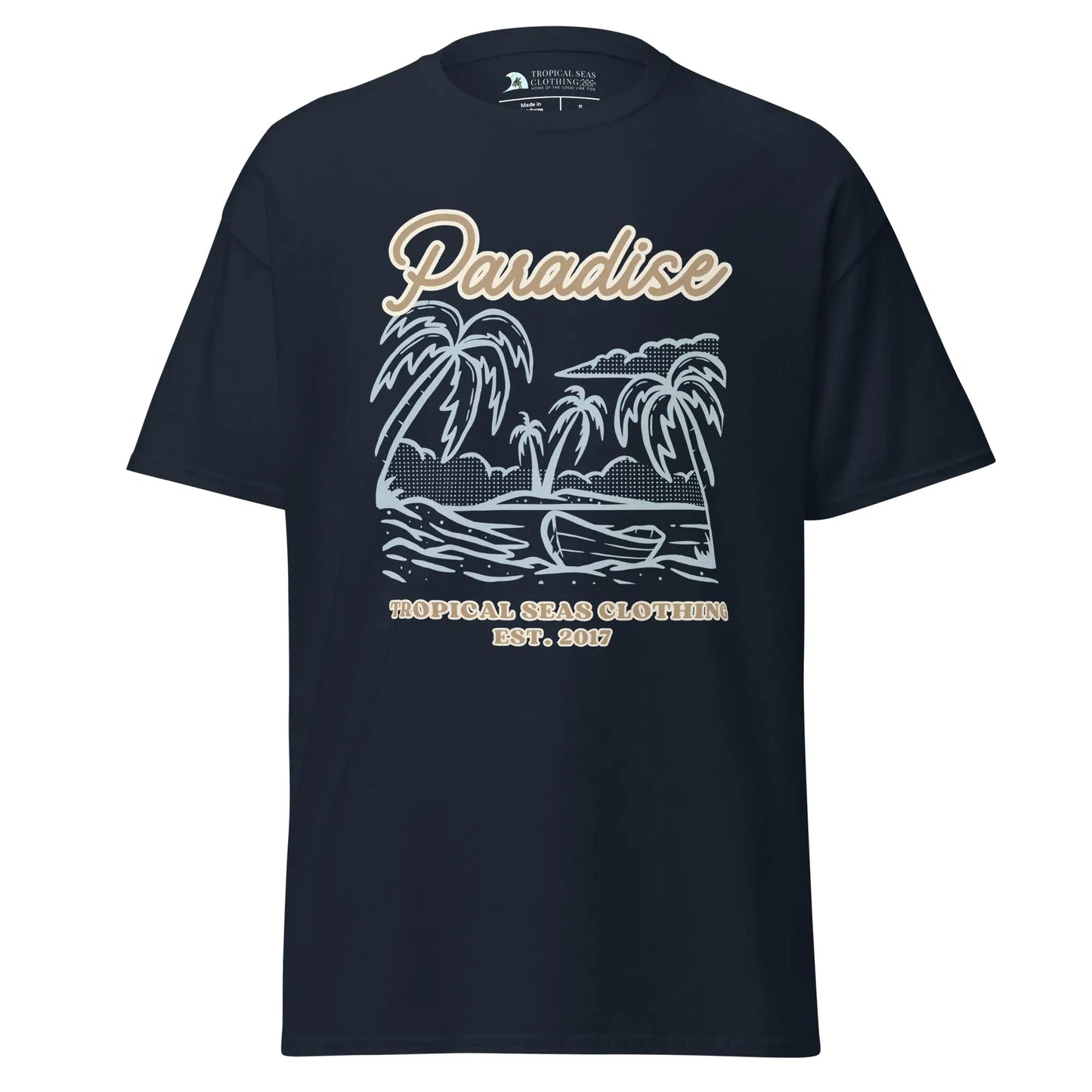 Tropical Shoreline Cotton Tee