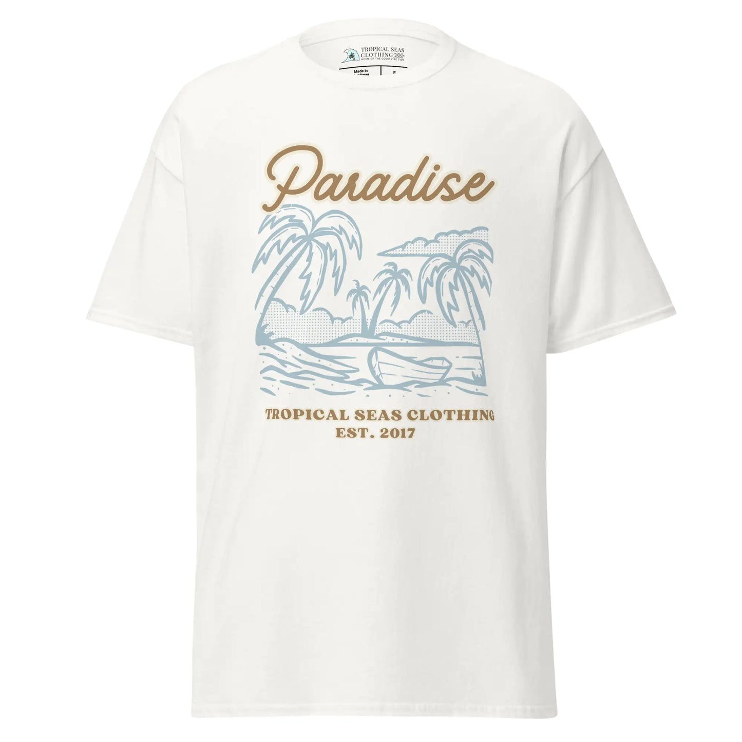 Tropical Shoreline Cotton Tee